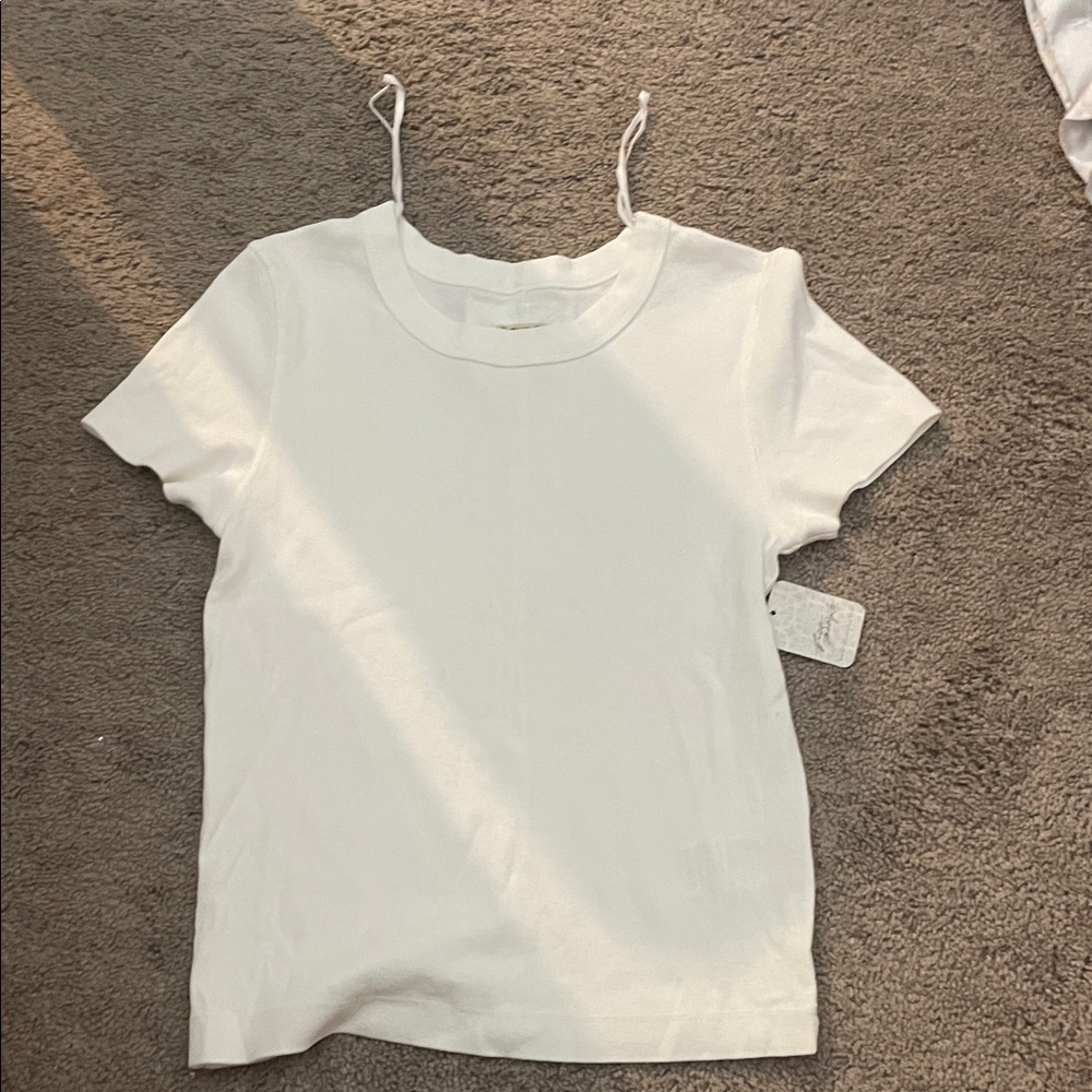 We The Free White Short Sleeve Crewneck Tee